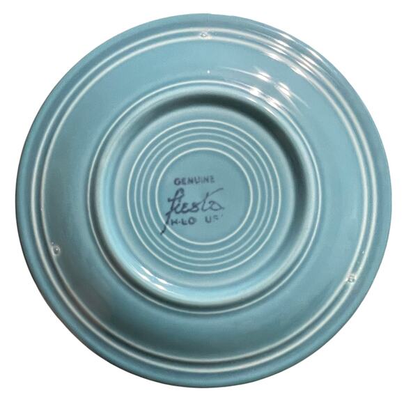 Turquoise Fiesta Dessert Plate - Picture 2 of 2